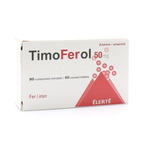 Timoferol 50 Mg (Sulfate Ferreux) Comprimes Enrobes ( B/90