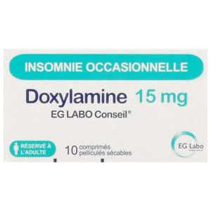 Doxylamine Eg Labo Conseil 15 Mg Comprime Pellicule Secable B/10