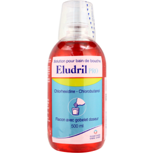 Eludrilpro Solution Pour Bain De Bouche 500 Ml En Flacon + Gobelet B/500