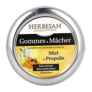 Herbesan Gommes propolis - boîte 45 gommes