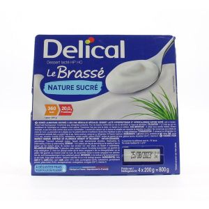 Delical Le Brasse Nature Sucre Dessert Pot 200 G 4