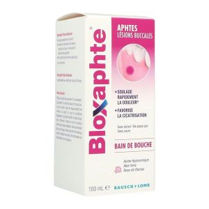 BLOXAPHTE BAIN DE BOUCHE Bain de bouche à l'acide hyaluronique, fl 100 ml