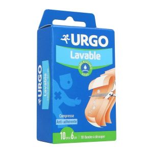 Urgo Pansement Bande Lavable Extensible Boite 10Cm*6Cm 10