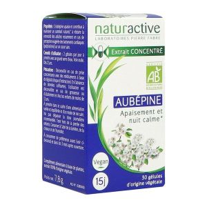 NATURACTIVE GELULE AUBEPINE BIO Gélule, complément alimentaire à base d'aubépine, bt 30