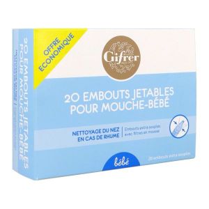 Gifrer 20 Embouts Jetables pour Mouche Bébé