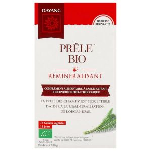 DAYANG PLANTE UNITAIRE BIO PRELE Gélule, complément alimentaire à base de prêle, bt 15