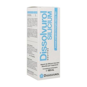 DISSOLVUROL SILICIUM GOUTTES Solution buvable, complément alimentaire à base de silicium, fl 100 ml