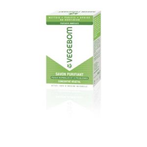 Vegebom Savon Facial Lanoline A La Chlorophylle Purifiant 100 G 1