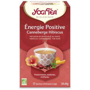 Yogi Tea Energie positive canneberge hibiscus BIO - 17 infusettes
