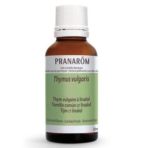 Pranarôm Huile Essentielle Thym Vulgaire à Linalol (Thymus vulgaris CT linalol) 30 ml