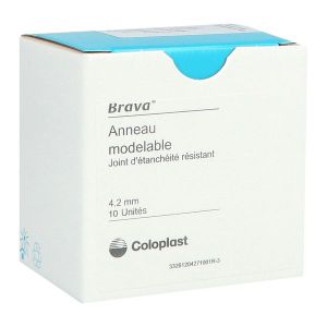 BRAVA ANNEAU MODELABLE Anneau protecteur cutané, à usage unique, épaisseur 4,2 mm (ref. 120427), bt 10