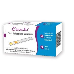 Exacto test d'infections urinaires 3 tests