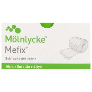 MEFIX Sparadrap non tissé hypoall. ext. 5mx10cm 1 rouleau