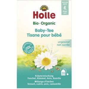 Holle Tisane pour bébé, non sucrée - 20 sachets de 1,5 g