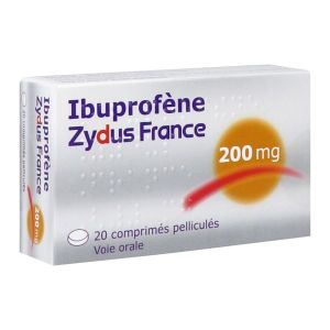 Ibuprofene Zydus France 200 Mg Comprime Pellicule B/20