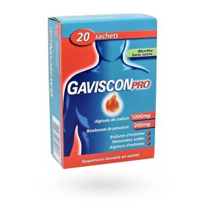 Gavisconpro Menthe Suspension Buvable En Sachet-Dose B/20