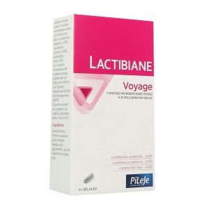 Pilège Lactibiane Voyage 14 gélules