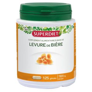 Superdiet Levure de bière - 125 gélules