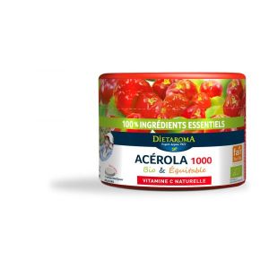 Dietaroma Acérola 1000 goût cassis BIO - 60 comprimés