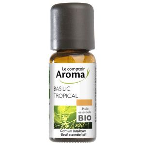 Comptoir Aroma Huile Essentielle Basilic Tropical Bio Flacon 10 Ml 1