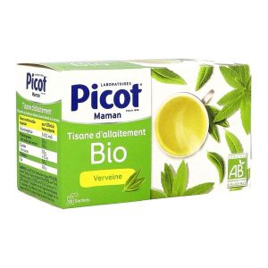 PICOT MAMAN TISANE D'ALLAITEMENT BIO Préparation de plantes pour infusion bio, verveine, bt 20
