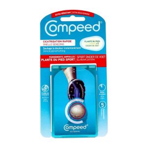 COMPEED PANSEMENTS AMPOULES PLANTE DU PIED BOITE DE 5