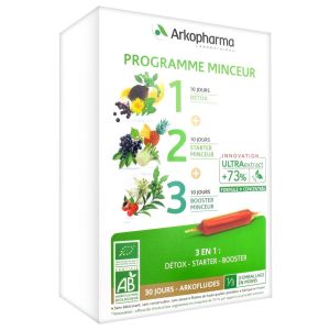 Arkofluides Programme Minceur Bio Liquide Amp 10 Ml 30