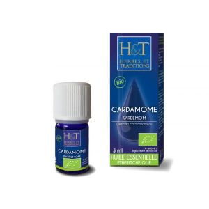 Herbes & Traditions HE Cardamome (Elettaria cardamomum) Bio - 5 ml