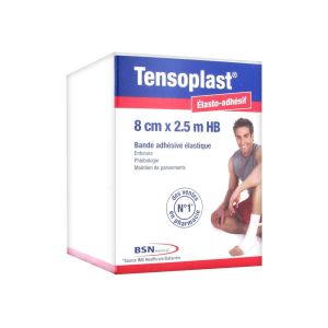 TENSOPLAST BANDE ADHESIVE 2,5 M X 8 CM HB LPPR