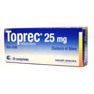 TOPREC 25 mg (kétoprofène) comprimés B/20