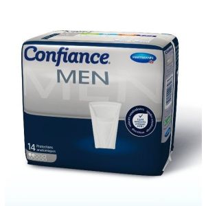 Confiance Men 2 Gouttes Protection Anatomique Sachet 14