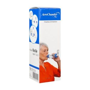 AEROCHAMBER PLUS Chambre d'inhalation avec embout buccal, unité