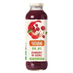 Vitabio Pur jus de cranberry BIO - 500 ml