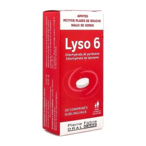 LYSO 6 COMPRIME SUBLINGUAL B/30