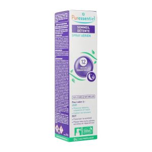 PURESSENTIEL SPRAY AERIEN SOMMEIL DETENTE Spray d'atmosphère aux 12 huiles essentielles, spray 200 ml