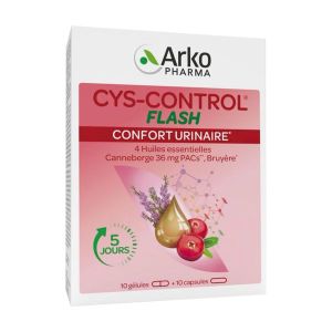 CYS-CONTROL FLASH 36 MG DE PAC A [DMAC] BOITE DE 20 GELULES