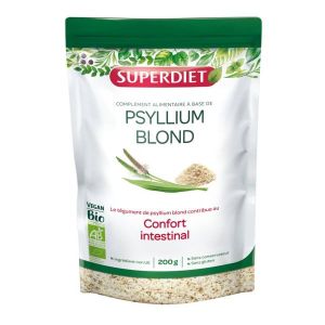 Superdiet Psyllium blond BIO - téguments 200 g