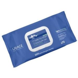 Uriage 1Er Lingettes Nettoyantes - Nf S/Silicone Nouveaux Ingredients Sachet 70