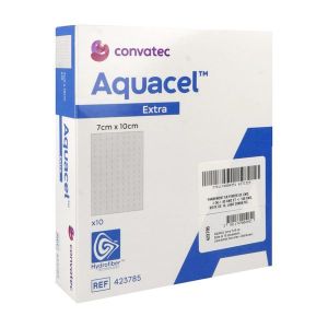 AQUACEL EXTRA 7X10 PANSEMENT BOITE 7*10 CM 10
