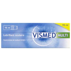 VISMED MULTI Solution ophtalmique lubrifiante pour instillation oculaire, fl 15 ml
