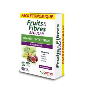 Ortis Fruits & fibres regular pack ECO - 45 comprimés
