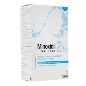 MINOXIDIL BAILLEUL 2 POUR CENT SOLUTION POUR APPLICATION CUTANEE B/3