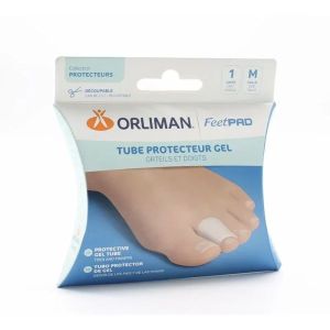 ORLIMAN FEETPAD TUBE PROTECTEUR ORTEILS ET DOIGTS Digitube protecteur gel et tissu pour orteils et doigts, médium, diamètre 30 mm, unité