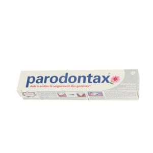 PARODONTAX BLANCHEUR DENTIFRICE Dentifrice fluoré, soin blancheur, tube 75 ml