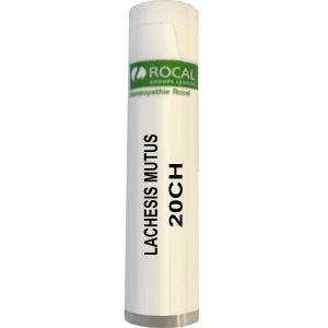 Lachesis mutus 20ch dose 1g rocal