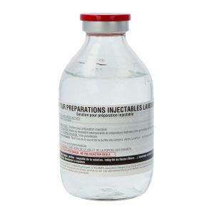 EAU POUR PREPARATIONS INJECTABLES LAVOISIER Solution pour préparation injectable, boîte 1 flacon (verre) 250 ml