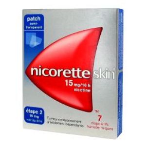 Nicoretteskin 15 Mg/16 Heures (Nicotine) Dispositif Transdermique En Sachet B/7