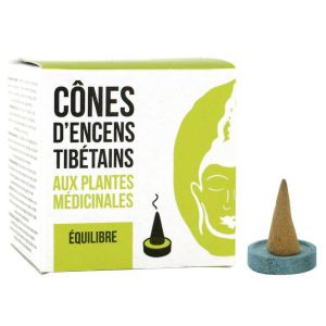 Aromandise Encens Tibétains, Purifiant - boîte de 15 cônes