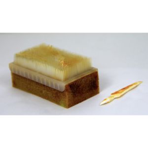VYGON Brosse chirurgicale humide avec éponge à base de polyvidone iodée, unité