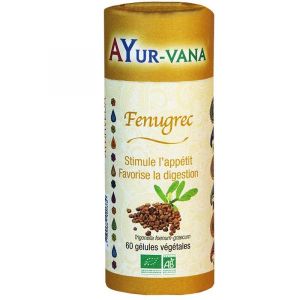 Ayur-vana Fenugrec Bio - flacon de 60 gélules végétales